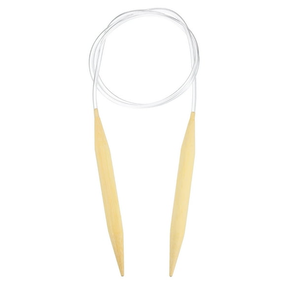 US Size 17 Circular Knitting Needles 40 Inch / 100cm Round Wooden Needle for Handmade Projects DIY Knitting Blankets Socks Hats Sweaters