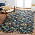 thumbnail image 2 of SAFAVIEH Heritage Tana Floral Area Rug, Navy/Yellow, 3' x 5', 2 of 8
