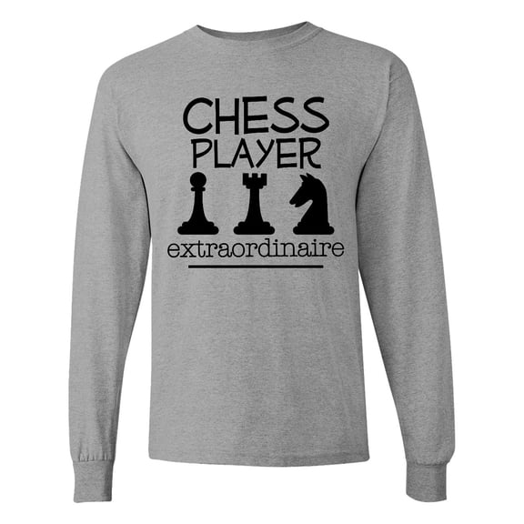 Inktastic Chess Player Game Long Sleeve T-Shirt