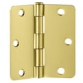 thumbnail image 3 of Design House 9-Pack 3.5" H x .25" Radius Butterfly Interior/Exterior Door Hinges, Satin Brass, 3 of 8