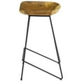 thumbnail image 4 of Home Square 26" Wood Counter Stool in Natural/Black Rust - Set of 3, 4 of 8