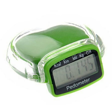 Walking Calorie Counter AkoaDa Digital Pedometer Walking Step Run Distance Calorie Counter Fitness Belt Clip ()