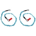 thumbnail image 2 of 2Pcs Kayak Paddle Leash Nylon Caoutchouc Résistant à la Corrosion Extensible Anti Perte Corde Kayak Rod Leash Bleu, 2 of 14