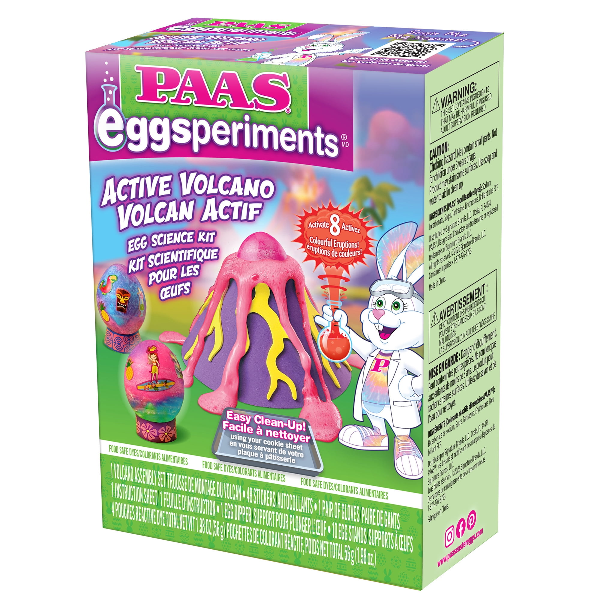 PAAS®Egg Science Kit , Eggsperiments® : Active Volcano, 1 Kit
