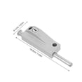 thumbnail image 2 of AURARMLET 1Jgo Pestillo De Pie Para Puerta De Con Resorte Resistente Para Seguridad, 2 of 8