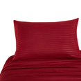 thumbnail image 4 of maytalsory 3/4 Piece Stripe Sheets Sateen Weave Bed Sheet Set Pillowcase Fitted Sheet Toal Bed Cover Kit Home Bedding Set, 4 of 8