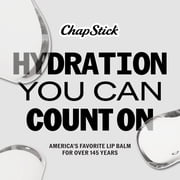 ChapStick Moisture + SPF 15 Lip Protectant with Broad Spectrum Sunscreen, Relieves Dryness, 24 Hour Moisture, Hydrating Lip Balm, 0.15 oz
