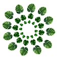 thumbnail image 5 of 12pcs Large Artificial Tropical Palm Leaves, Party Jungle Beach Theme Party Birthday Table and Wall Decorations Arts & Crafts, Prom, Events, Weddings Party Supplies, 5 of 9