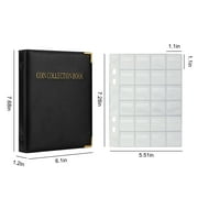 TSV 480 Pockets Coin Album, 20 Pages Coin Holder Money Penny Collection Storage Book