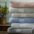 thumbnail image 2 of Modern Threads Filigree Jacquard Border 6-Piece Cotton Adult Bath Towel Set, Flax, 2 of 2