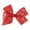 Red, variant on Motique Accessories Womens Hair Bow Clips Paisley Print Ribbon, 5.5W x 4H inches, Metal Clip (White)