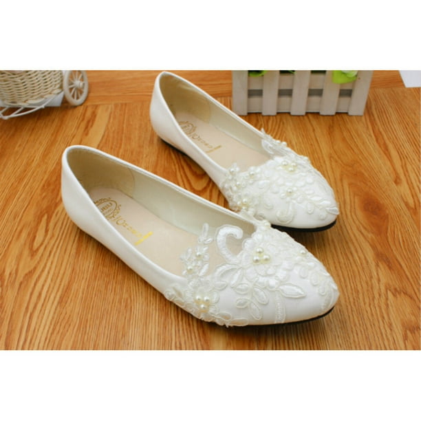 Chaussure Plate Chaussure Robe De MariÃ©e Paire De Chaussures De