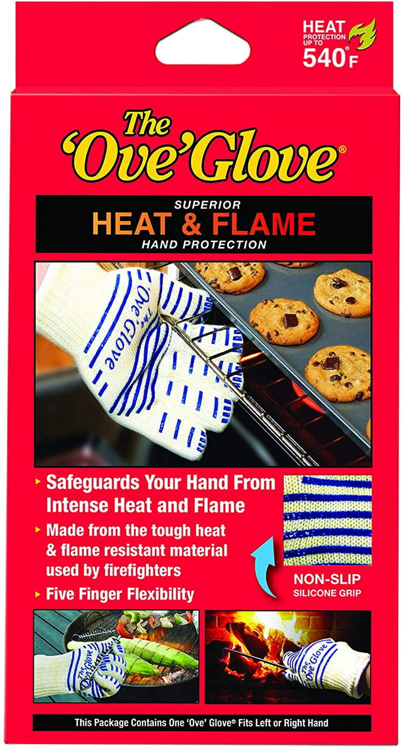 Ove Decors The 'Ove'Glove Hot Surface Handler White Kevlar Oven Mitt