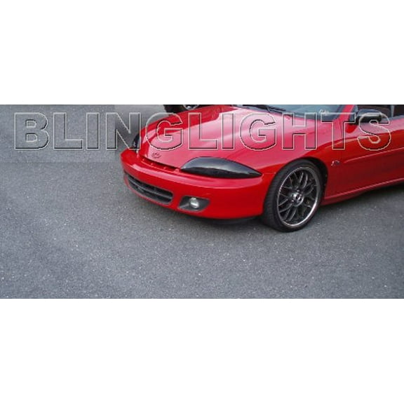 For The BlingLights Brand Tinted Headlight Overlays for 2000 2001 2002 Chevrolet Cavalier