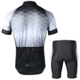 thumbnail image 2 of Lixada Lixada Men's Gradient Cycling Outfit in Grey - EU Size M, Breathable Polyester Fabric, 3 Rear Pockets, Reflective Strips, Gel Padding for Comfort, Perfect for Cycling Enthusiasts, 2 of 6