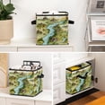 thumbnail image 6 of Map section Foldable Storage Basket with Handle, 10.8"X10.5"X10.6", Large Capacity - Storage Cubes, Storage Baskets, Organizer Bins, 6 of 6