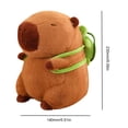 thumbnail image 2 of Juguete de Peluche Capibara JShteea 23cm/33cm, 2 of 9