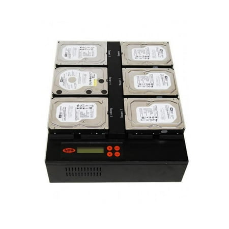 SySTOR 1:5 SATA Hard Disk Drive / Solid State Drive (HDD/SSD) Flatbed Duplicator/Sanitizer - High Speed (150MB/sec)