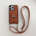 thumbnail image 1 of H Card Bag Leather Crossbody Iphone Case,iPhone 14 Pro, 1 of 6