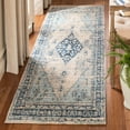 thumbnail image 2 of SAFAVIEH Classic Vintage Bedinn Overdyed Polyester Area Rug, Blue, 6' x 9', 2 of 8