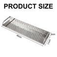 thumbnail image 2 of Wall Mounted Shelves for Storage Stainless Steel Shelves Bathroom Floating Shelf, 2 of 5