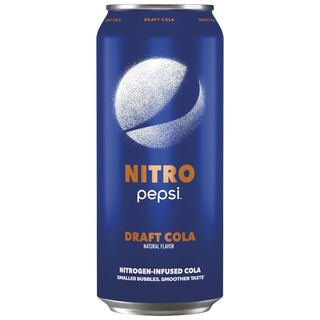 Nitro Pepsi Draft Cola, 13.65 fl oz can