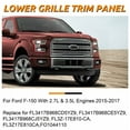 thumbnail image 2 of Front Bumper Cover Lower Grille Trim Panel Black For 2015-2017 for Ford F-150, 2 of 4