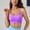 Purple, variant on Womens Sports Yoga Gym Bra Bikini Top Scoop Neck Criss Cross Back Swim Top Spaghetti Straps Bathing Suit Top Only
