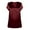 Wine Red, variant on LIZUOJUNF Womens Dressy Casual Shirts V Neck Collared Button Down Shirt Tops Work Business Vacation Clothes 2026, S