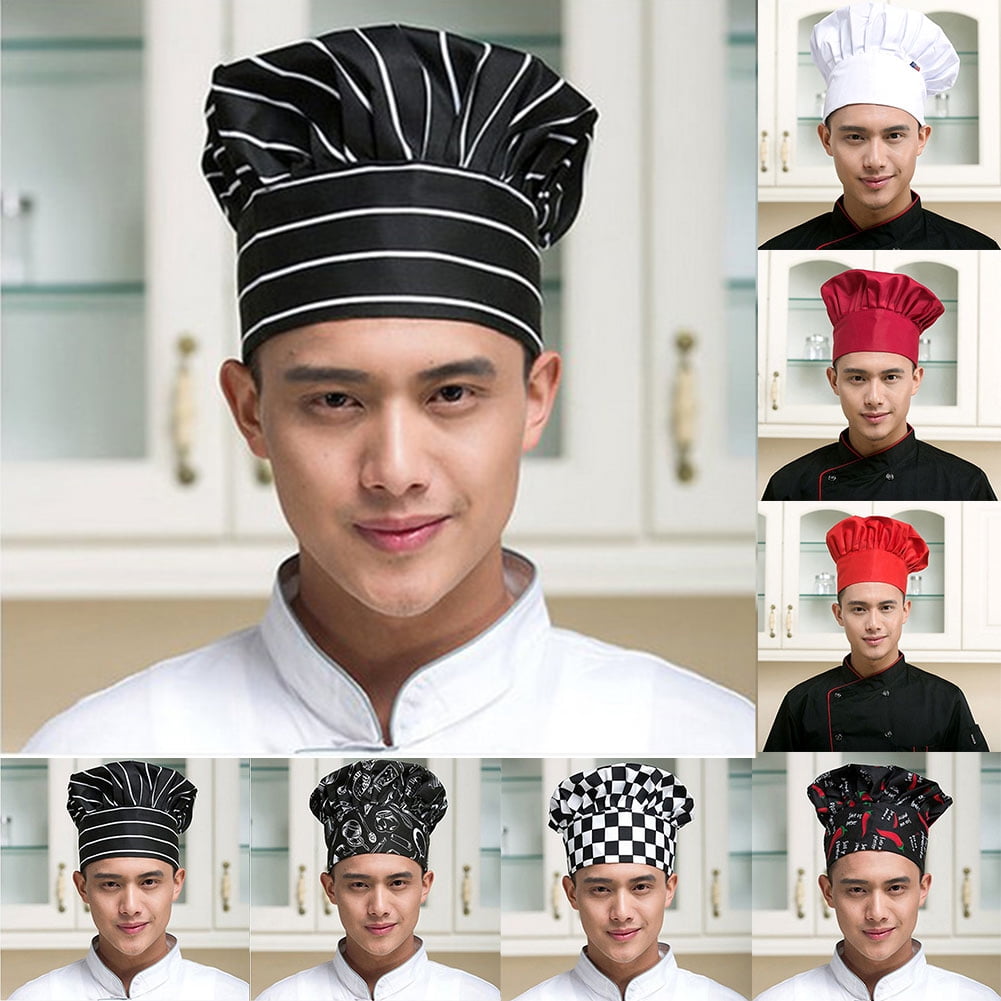 Chef Hat Adult Adjustable Baker Kitchen Cooking Chef Cap Economic 