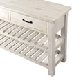 thumbnail image 4 of Martin Svensson Home Barn Door Collection Sofa Table, Antique White, 4 of 4