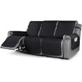 thumbnail image 1 of Housse de Sofa Inclinable, Housses de Canapé Inclinable, Housse de Canapé Inclinable à Mouvement Protecteur de Meuble avec Sangles Élastiques (3 Places Plus, Noir, 1 of 6