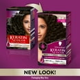 thumbnail image 2 of Schwarzkopf Keratin Color Permanent Hair Color, 2.6 Rich Soft Black, 1 Application - Salon Inspired Permanent Hair Dye, for up to 80% Less Breakage vs Untreated Hair and up to 100% Gray Coverage, 2 of 11