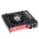 thumbnail image 1 of 1 cocina de gas para exteriores, barbacoa, estufa de gas segura para camping y picnic (negra), 1 of 5