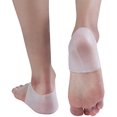 thumbnail image 3 of Protectores de talón Copas de talón de gel de silicona para mujeres y hombres Almohadillas de talón Cojín Hidratante para ampollas, pies agrietados Fokelyi WMZY-913-2, 3 of 6