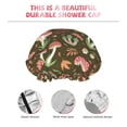 thumbnail image 4 of Mushrooms and Autumn Shower Cap, Reusable Bath Hair Hat for all Hair Lengths Hair Cover with Elastic Band Double Waterproof Layers Bathing Hat, 4 of 5
