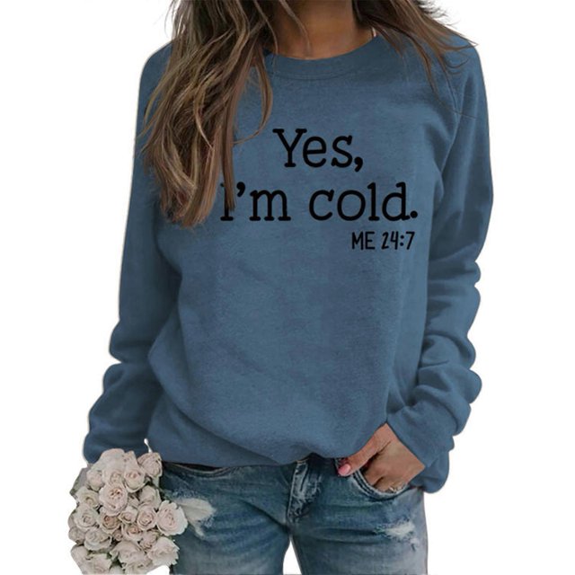 Crew Neck Sweatshirt for Women Soft Skin Friendly Breathable Printed Long Sleeve Sweatshirt for Daily Shopping