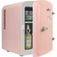 thumbnail image 1 of Koolatron KRT04-P Glacière Rétro Électrique Mini 6 Canettes AC/DC Rose (4,2 Pintes/4 Litres), 1 of 8
