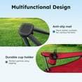 thumbnail image 6 of Heavy Duty Canopy Lounge Chair Sunshade Hiking  with Cup Holder, 6 of 8