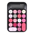 thumbnail image 2 of numérico inalámbrico, 18 teclas con receptor USB de 2,4G, extensiones de de contabilidad financiera, numérico para Color mezclado negro CUTICAT teclado numérico, 2 of 8