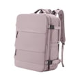 thumbnail image 2 of Mochila de viaje Colamx bolsa de lona mochila informal mochila para senderismo viajes en avión Púrpura claro, 2 of 8