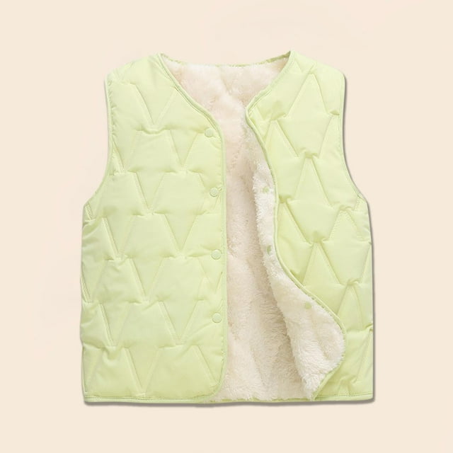 Cowsor Gilet Matelassé à Fermeture Éclair pour Garçons, Sans Manches, Léger, pour Enfants, Vestes d'Extérieur avec Poches