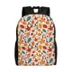 thumbnail image 1 of Disketp Colorful Maple Leaves Mochila Unisex de Apertura Lateral Completa, Mochila para Laptop para Escuela, Trabajo y Viajes, 1 of 8