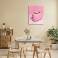 thumbnail image 3 of Stupell Industries Eclectic Golden Toaster over Pink Canvas Art, 16 x 20, by LISH Creative, 3 of 8