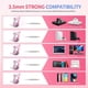 thumbnail image 4 of Bearachild Auriculares con cable Gamer Pink Cat Ear Auriculares Cute Phone PC con micrófono 3 .5mm Gaming Phone Overear Gamer G951s Pink Cables de audio/vídeo, 4 of 6