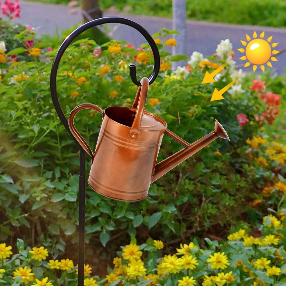 Metal Watering Can for Outdoor and Indoor Plants, Watering Can Decor, 1 Gallon - 001 COPPER