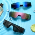 thumbnail image 6 of Cyber Futuristic Wrap Around Sunglasses for Men and Women with UV400 Protections, 6 of 7