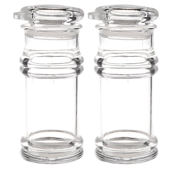 NEW 2X Clear Acrylic Soy Sauce Vinegar Olive Oil Bottle BBQ Dispenser Shaker 100Ml