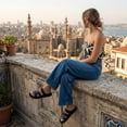 thumbnail image 5 of Cushionaire Estate Womens Sandals with Cut-Out Band & Adjustable Strap with Memory Foam, Summer Sandals for Women, 5 of 14