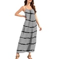 thumbnail image 4 of Roncen Midi Dresses for Women Backless Cami Dress Low Back Boho Beach Dress Summer Spaghetti Strap Flowy Dress with Back Tie, 4 of 9